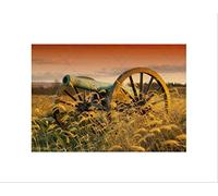 Wee Blue Coo Military Antietam Cannon Battle Civil War USA Wall Art Print