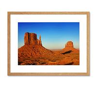Wee Blue Coo Monument Valley Utah Arizona USA Art Picture Framed Wall Art Print