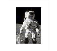 Wee Blue Coo Moon Landing Astronaut Spaceman Art Picture Wall Art Print