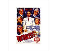 Wee Blue Coo MOVIE FILM AD RUTHLESS SCOTT HAYWARD POWER MONEY DRAMA FRAMED PRINT B12X12136