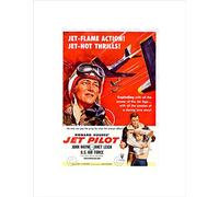 Wee Blue Coo Movie Film Jet Pilot Wayne Leigh Duke War Drama Hughes Wall Art Print