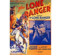 Wee Blue Coo Movie Film Lone Ranger Silver Tonto Serial Cowboy Art Print Poster Wall Decor 12X16 Inch