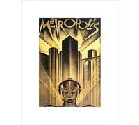 Wee Blue Coo Movie Film Metropolis Sci Fi Drama Dystopia Utopia Lang Wall Art Print