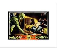 Wee Blue Coo Movie Film Mummy Freund Karloff Horror Monster Egyptian Wall Art Print