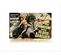 Wee Blue Coo Movie Film Phantom 10000 Leagues Monster Horror Wall Art Print