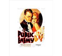 Wee Blue Coo MOVIE FILM PUBLIC ENEMY JAMES CAGNEY CRIME DRAMA HARLOW FRAMED PRINT B12X5563