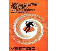 Wee Blue Coo Movie Film Vertigo 1958 Saul Bass James Stewart Alfred Hitchcock Large Art Print Poster Wall Decor 18x24 inch
