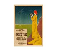 Wee Blue Coo Music Concert Ad Royal Circle Symphony Brussels Belgium Wall Art Print