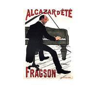 Wee Blue Coo Music Fragson Piano Music Hall Summer Paris France Wall Art Print