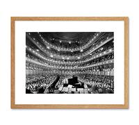 Wee Blue Coo Music Metropolitan Opera House New York Auditorium Framed Wall Art Print