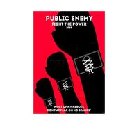 Wee Blue Coo Music Public Enemy Old School Rapper Rap Hip Hop Picture Wall Art Print
