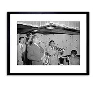 Wee Blue Coo Music Vintage Photo Jazz Parker Davis Group Legends Framed Wall Art Print