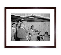 Wee Blue Coo Music Vintage Photo Jazz Parker Davis Group Legends Framed Wall Art Print