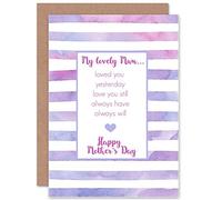 Wee Blue Coo My Lovely Mum. Poem - Mothers Day Card CP3218