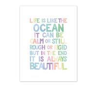 Wee Blue Coo Ocean Always Beautiful Canvas Wall Art Print