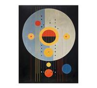Wee Blue Coo Odd Music Hilma Af Klint Style Abstract Extra Large XL Wall Art Poster Print