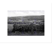 Wee Blue Coo OKEHAMPTON FROM NW ENGLAND VINTAGE HISTORY OLD BW FRAMED ART PRINT B12X464