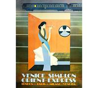 Wee Blue Coo Orient Express Train London Paris Venice Large Wall Art Poster Print Thick Paper 18X24 Inch