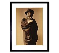 Wee Blue Coo Oscar Wilde Playwright Poet Irish Legend Picture Framed Wall Art Print