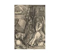 Wee Blue Coo Painting Albrecht Durer German Melencolia Old Wall Art Print