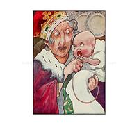 Wee Blue Coo Painting Alice Wonderland Carroll Robinson Queen Lullaby Wall Art Print