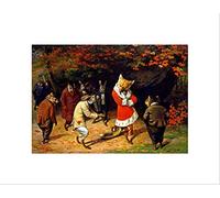 Wee Blue Coo PAINTING ALLEGORY ANIMAL HUMOR BEARD HIS MAJESTY RECEIVES FRAMED PRINT B12X3918