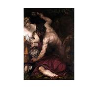 Wee Blue Coo Painting Allegory Christian Veronese Temptation St Anthony Wall Art Print