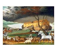 Wee Blue Coo PAINTING ALLEGORY HICKS NOAH'S ARK POSTER ART PRINT