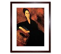 Wee Blue Coo PAINTING AMEDEO MODIGLIANI PORTRAIT ANNA ZBOROWSKA FRAMED PRINT F97X2680