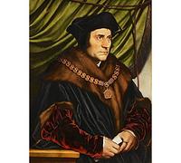 Wee Blue Coo Painting Antique Holbein Junior Minister Sir Thomas More Art Print Poster Wall Decor 12X16 Inch