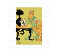 Wee Blue Coo Painting Artistes Et Bourgeois Vingt Quatre 1894 Wall Art Print