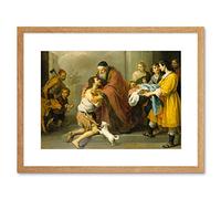 Wee Blue Coo Painting Bartolomeo Esteban Murillo Return Prodigal Son Framed Wall Art Print