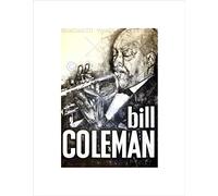 Wee Blue Coo Painting Bill Coleman Trumpet American Jazz Musician Wall Art Print