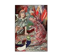 Wee Blue Coo Painting Book Alice Wonderland Carroll Robinson Mouse Wall Art Print