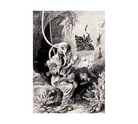 Wee Blue Coo Painting Book Deep Sea Diver Fish Diving Suit Picture Wall Art Print