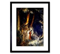 Wee Blue Coo PAINTING BOOK DIVINE COMEDY DORE DANTE DARK FOREST HELL FRAMED PRINT F97x11452