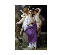 Wee Blue Coo Painting Bouguereau Leveil Du Coeur Wall Art Print