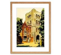 Wee Blue Coo PAINTING BURY ST EDMUNDS TRAIN STATION SUFFOLK UK FRAMED PRINT F97X4488