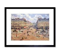 Wee Blue Coo PAINTING CITYSCAPE PARIS PISSARRO AVENUE DE L'OPERA FRAMED ART PRINT B12X12629