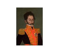 Wee Blue Coo Painting De Castro Portrait Liberator Simon Bolivar Wall Art Print