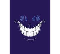 Wee Blue Coo Painting Digital Cheshire Cat Alice Mad Art Print Poster Wall Decor 12X16 Inch