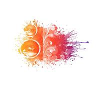 Wee Blue Coo Painting Drawing Paint Splash Loud Speaker Sound Wall Art Print