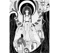 Wee Blue Coo Painting Drawing Portriat Egypt Deco Illustration Queen Art Canvas Print