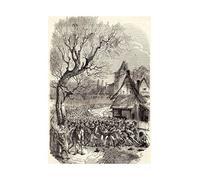 Wee Blue Coo Painting Drawing Soule Basse Normandie Vintage Wall Art Print