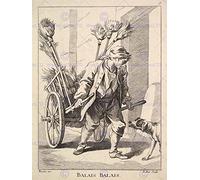 Wee Blue Coo Painting Etching Book Cris De Paris Boucher Brush Seller Wall Art Print