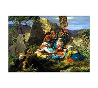 Wee Blue Coo Painting Exterior Study Waldmuller Interrupted Pilgrimage Wall Art Print