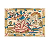Wee Blue Coo Painting French Manuscript Icon Mary Magdalene Wall Art Print