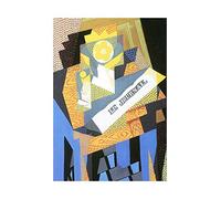 Wee Blue Coo Painting Gris Newspapers Fruit Bowl Old Master Wall Art Print