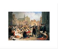 Wee Blue Coo PAINTING HISTORIC HOLLAND VAN BREE WERF SWORD LEIDEN FRAMED ART PRINT B12X3818