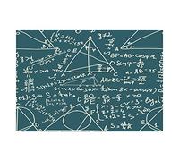 Wee Blue Coo Painting Illustration Blackboard Equation Mathematics Wall Art Print